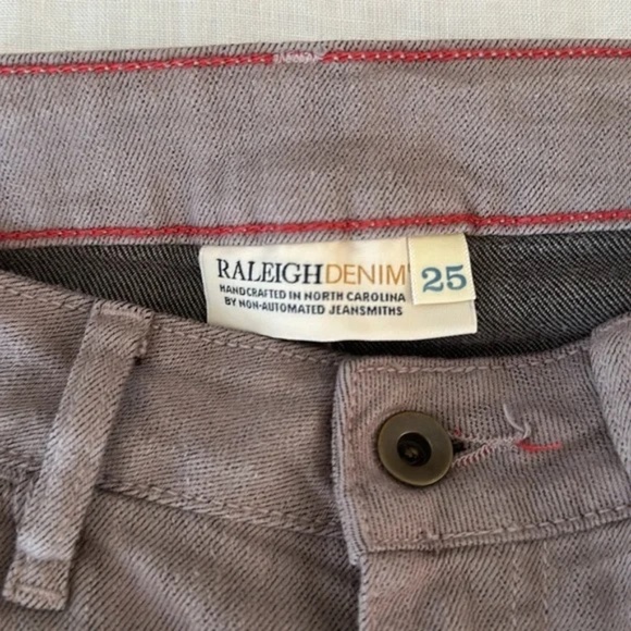 Raleigh Denim Surry Jeans Light Gray Size 25 - Picture 7 of 7